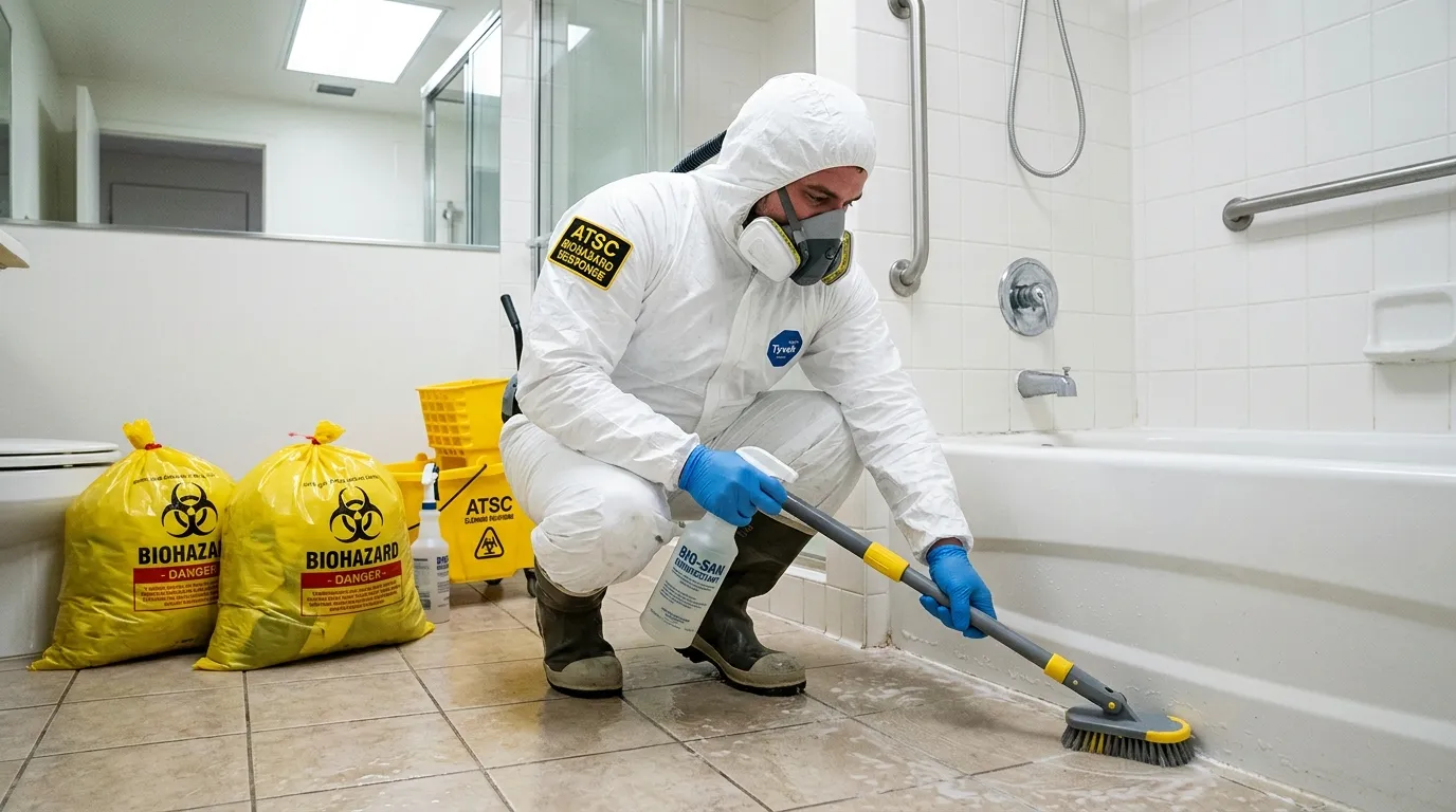 Decontamination equipment deployed for Blood Cleanup in Bohemia